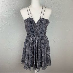 NWT W118 by Walter Baker Daphine python dress Sm